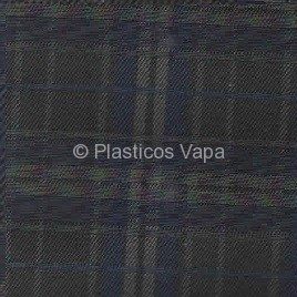 474 Tear Jacquard Tartan Jet Black/Azul